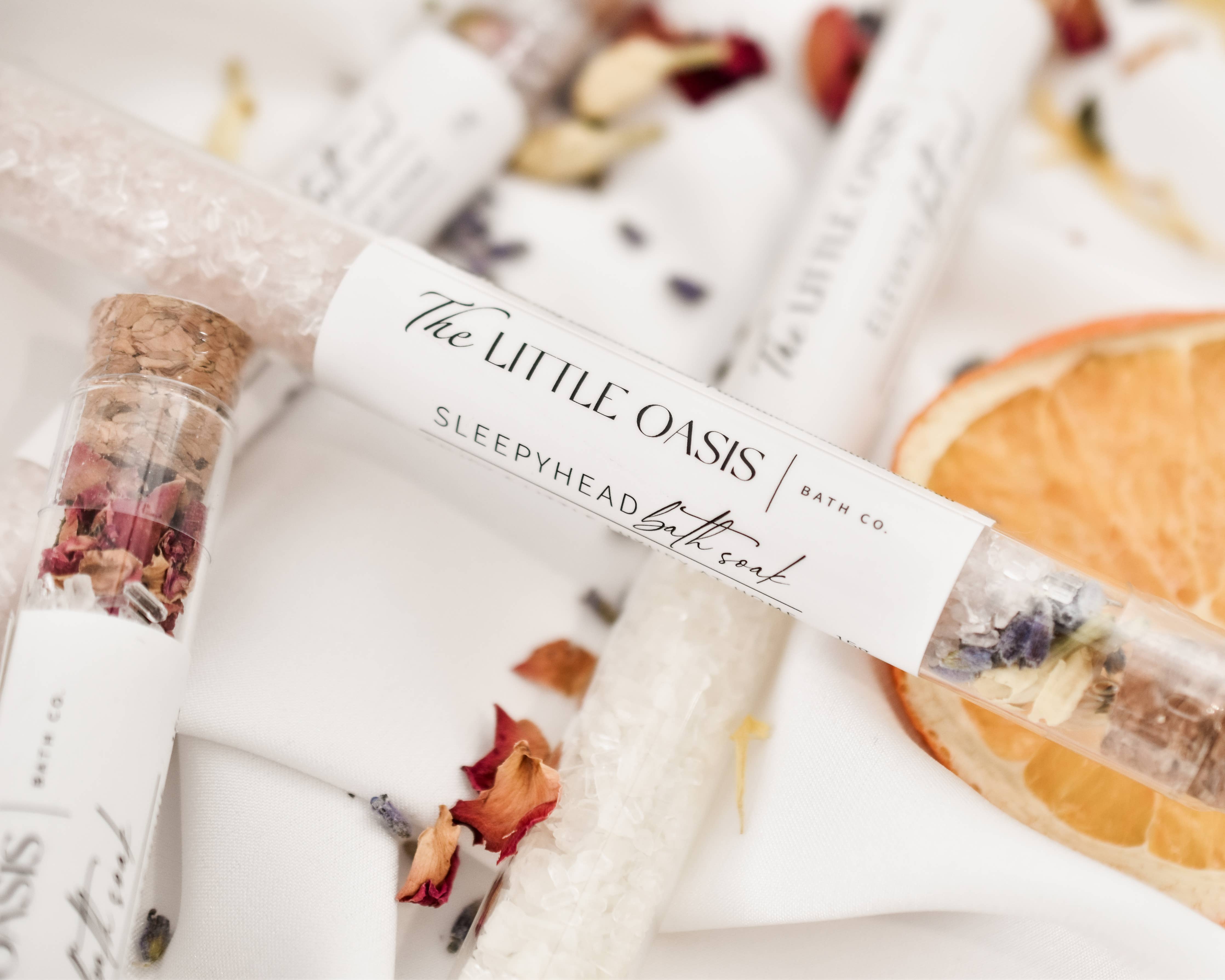 The Little Oasis Bath Co. - SLEEPYHEAD | MAGNESIUM BATH SOAK - TEST TUBE
