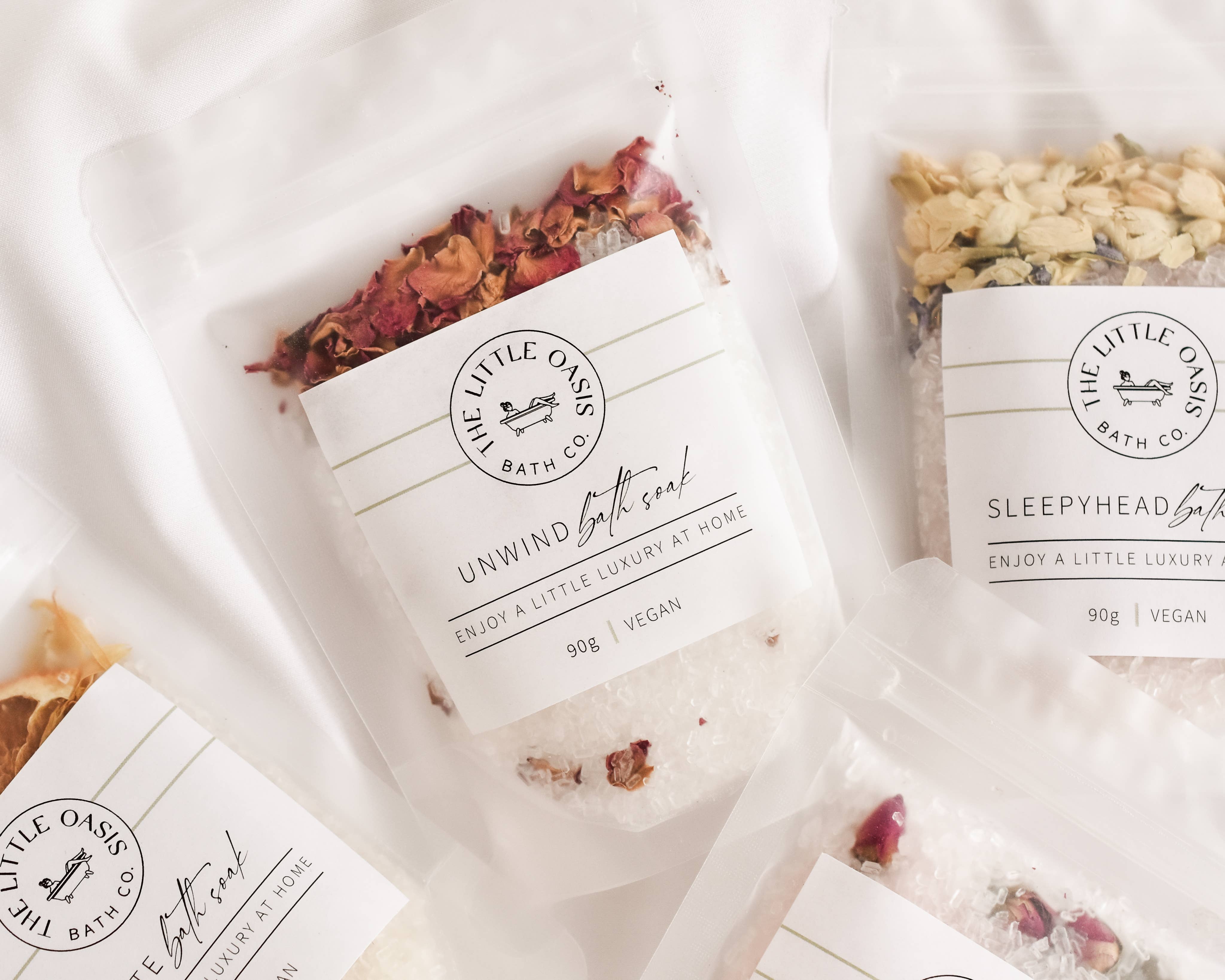 The Little Oasis Bath Co. - UNWIND | MAGNESIUM BATH SOAK - MINI