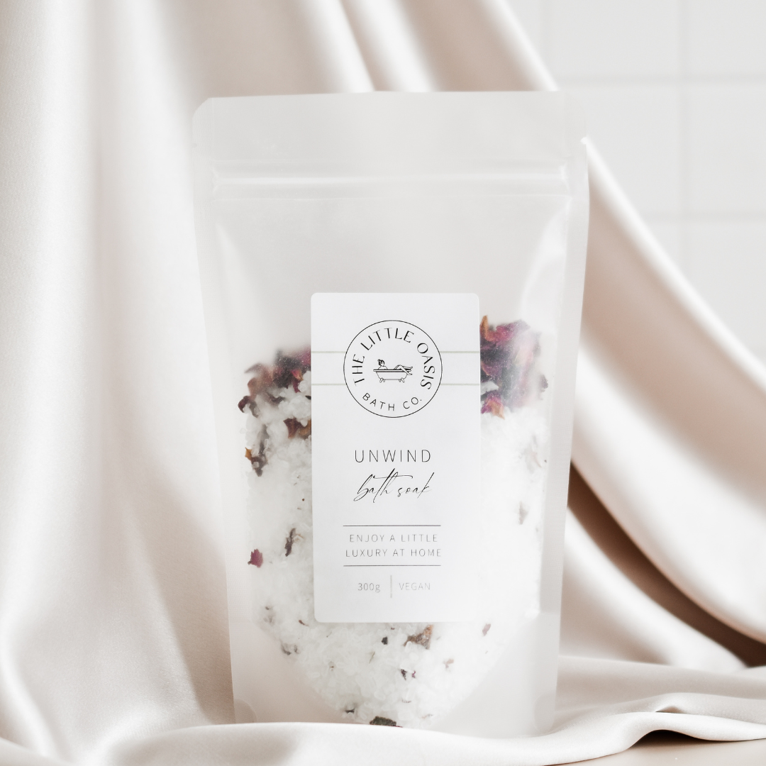 The Little Oasis Bath Co. - UNWIND | MAGNESIUM BATH SOAK - STANDARD