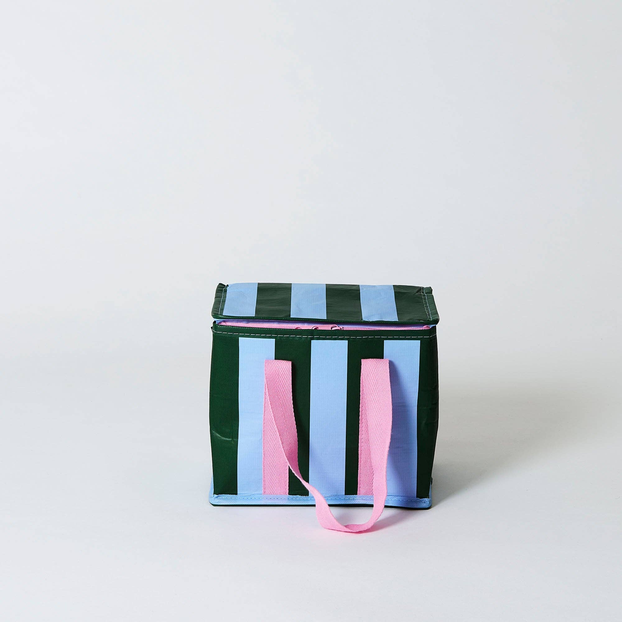 Project Ten Pty Ltd - Green Blue Stripe Mini Insulated Tote