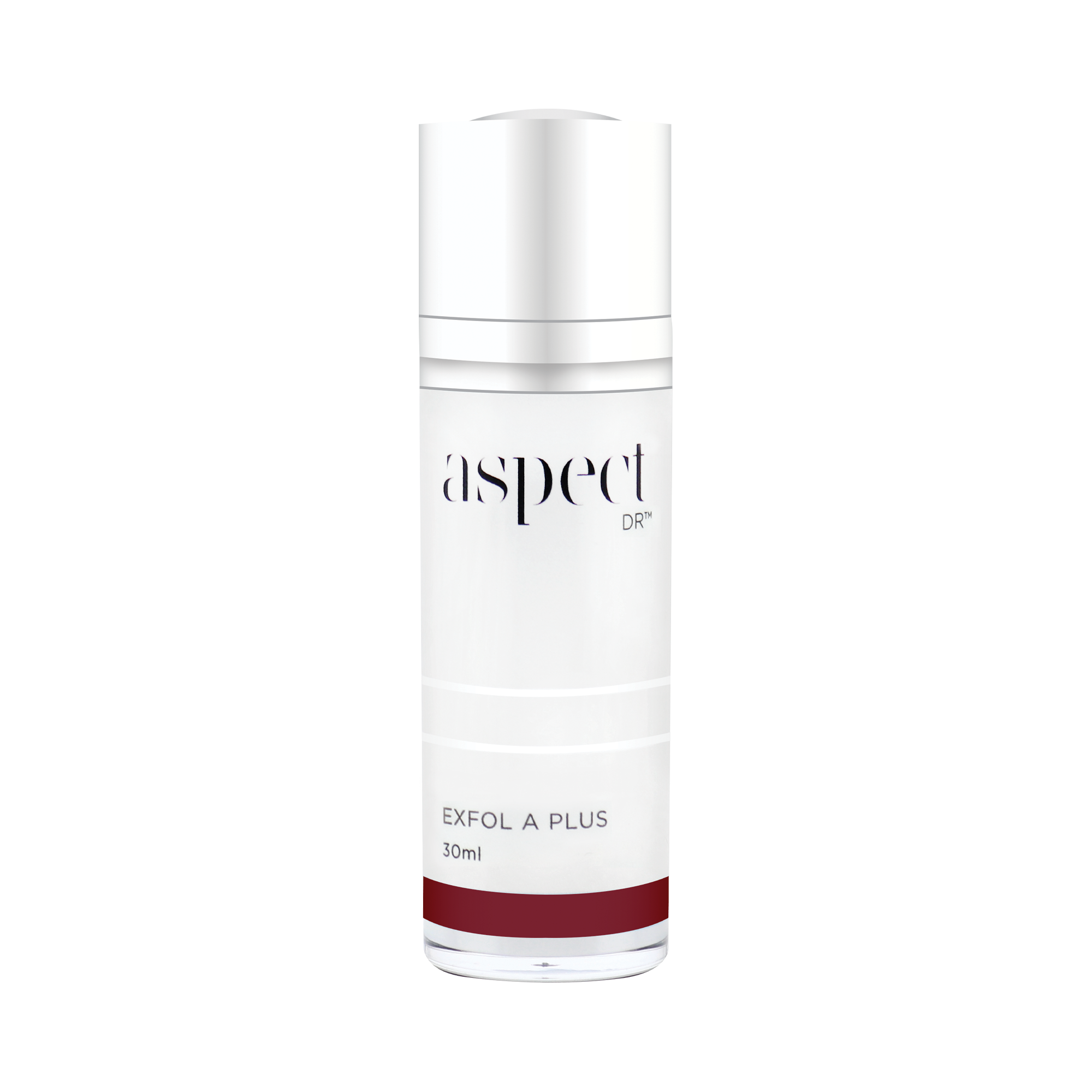 skincare ASPECT DR Exfol A Plus (30ml) front view exfoliation vitamin A serum pigmentation firm skin breakouts congestion acne Lactic Acid fine lines wrinkles premature aging Australian made best advanced facial Melbourne Armadale