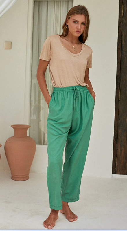 Buddha Wear Freya Long Pants / Green