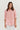 100% linen Enveloppe shirt FRONT VIEW MINI ROSE PINK ORANGE CHECK style 061 over size boyfriend style loose fitting summer calma spa skin clinic armadale melbourne fashion lifestyle