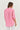 100% linen Enveloppe shirt BACK VIEW ROLLED SLEEVES ROSE PINK style 059 over size boyfriend style loose fitting summer calma spa skin clinic armadale melbourne fashion lifestyle