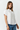 100% linen Enveloppe shirt FRONT VIEW white short sleeve style 020 over size boyfriend style loose fitting summer calma spa skin clinic armadale melbourne fashion lifestyle