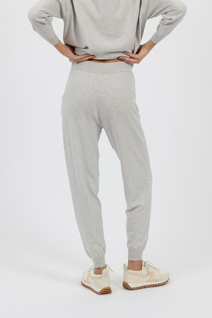 Humidity lifestyle casual clothing melbourne fashion high street Armadale calma spa HW24203 casual comfy trackpant merci pant soft marle grey back view