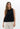 Humidity lifestyle casual clothing spring summer range melbourne fashion high street Armadale calma spa HS23411 shore top singlet black front view