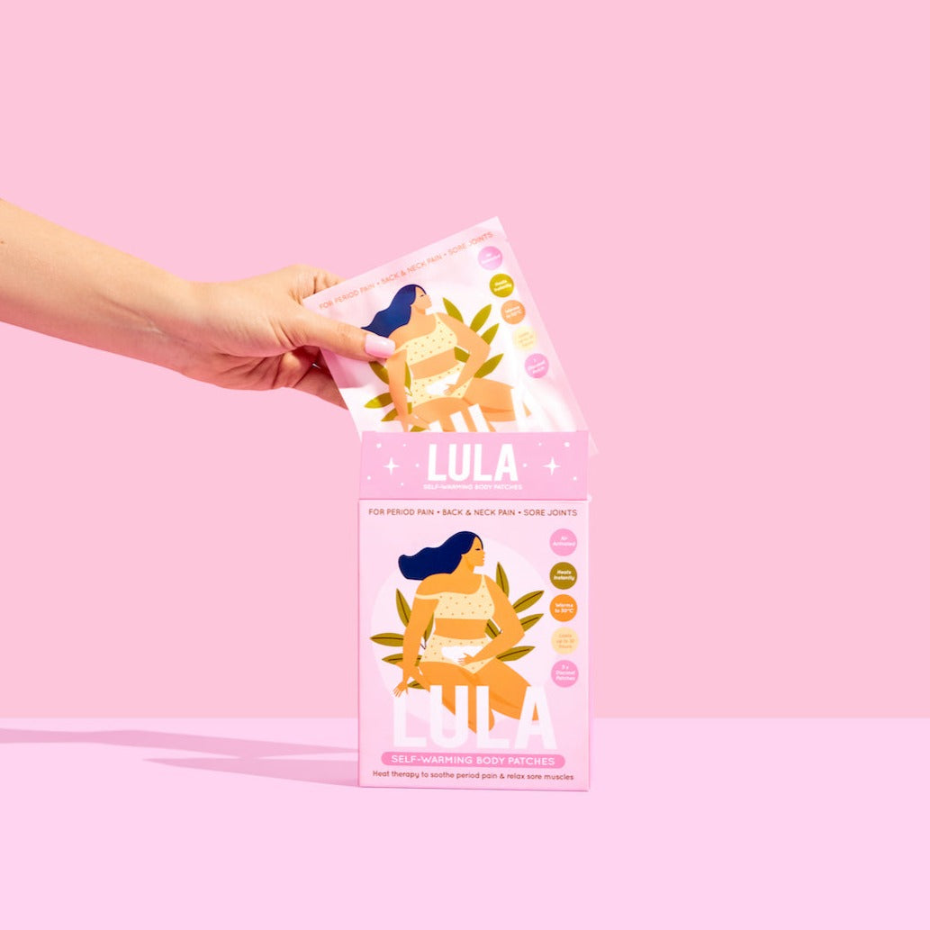 Your secret weapon for period pain, sore muscles, and everyday aches, Lula Body Patches provide up to 10 hours of therapeutic warmth to keep you moving comfortably. Slim, discreet, and fast-warming, they stick to your clothing—so you can enjoy hands-free relief whether you're at your desk, running errands, or out for the night.