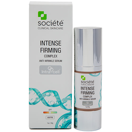 INTENSE FIRMING COMPLEX Plant-based, non-inflammatory, medical grade ingredients formulated to restore and strengthen the skin. Highly stabilized, active ingredients help to support the skin's defence barrier to smooth, protect and repair the skin. Anti-wrinkle Serum
Superior anti-wrinkle effects help skin look younger. Firms and rejuvenates skin’s appearance long-lasting, firming and tightening. peptides antioxidants Hydrates, plumps, firms & tightens
Contains proprietary Collagen boosting peptide complex