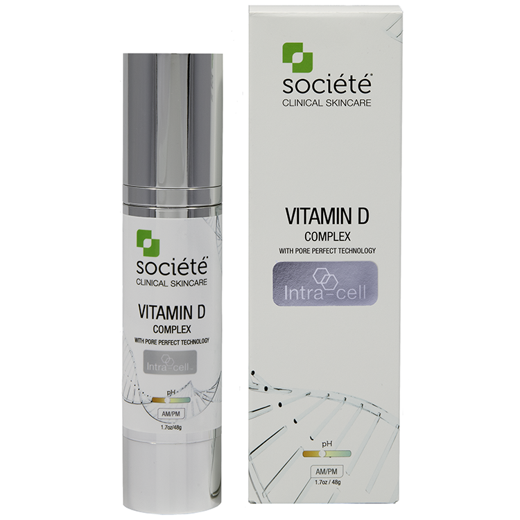 Vitamin D Complex Plant-based, non-inflammatory, medical grade ingredients formulated to restore and strengthen the skin. Highly stabilized, active ingredients help to support the skin's defence barrier to smooth, protect and repair the skin. skin protection and rejuvenation Vitamin D, C and E dermatitis, eczema, psoriasis, rosacea Prevents epidermal water loss and seals skin’s barrier