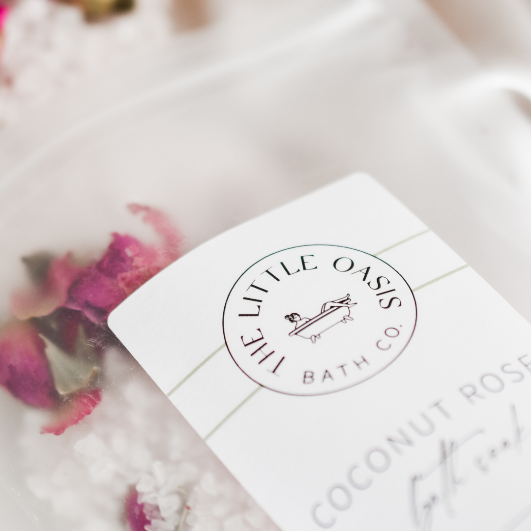 The Little Oasis Bath Co. - COCONUT ROSE | MAGNESIUM BATH SOAK - STANDARD