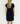 Humidity lifestyle casual clothing spring summer dress melbourne fashion high street Armadale calma spa HS22717 holly dress indgo navy dark blue backview