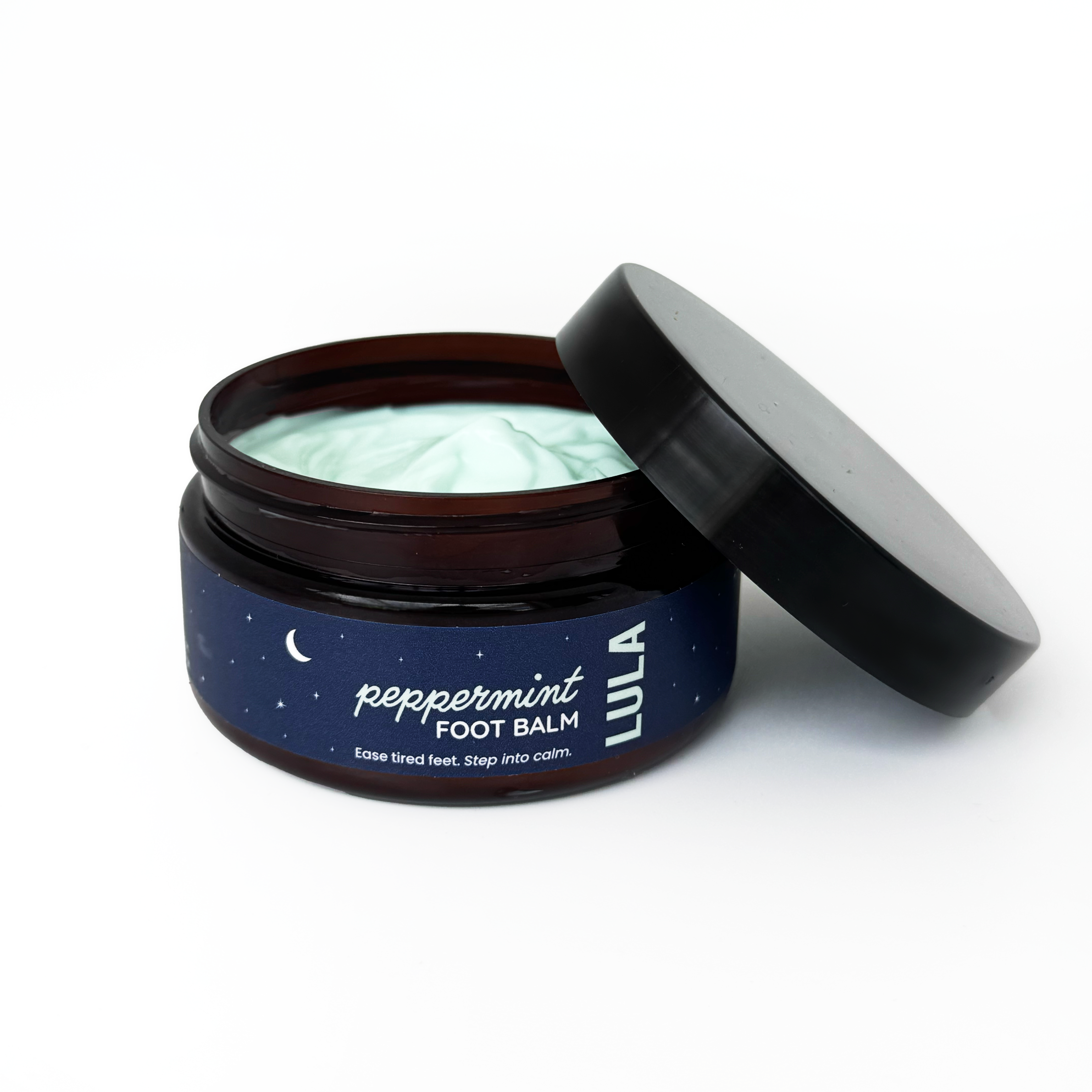 A cooling, nourishing treat for tired, dry, or aching soles. Rich in plant butters and refreshing peppermint, it hydrates and soothes while giving your feet the love they deserve.