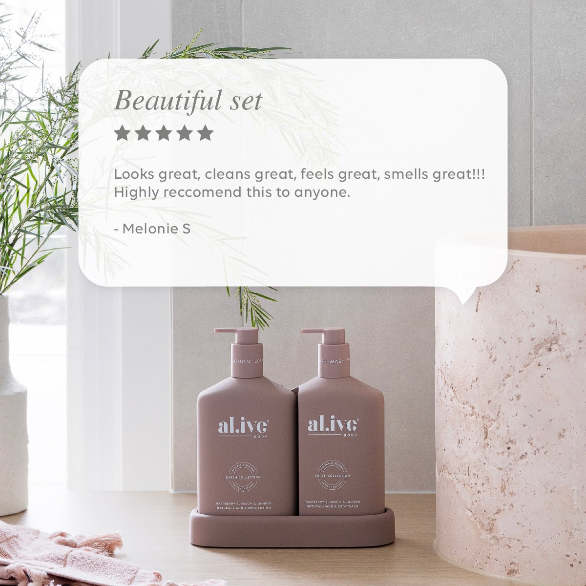 Bathroom Duo - Raspberry Blossom & Juniper