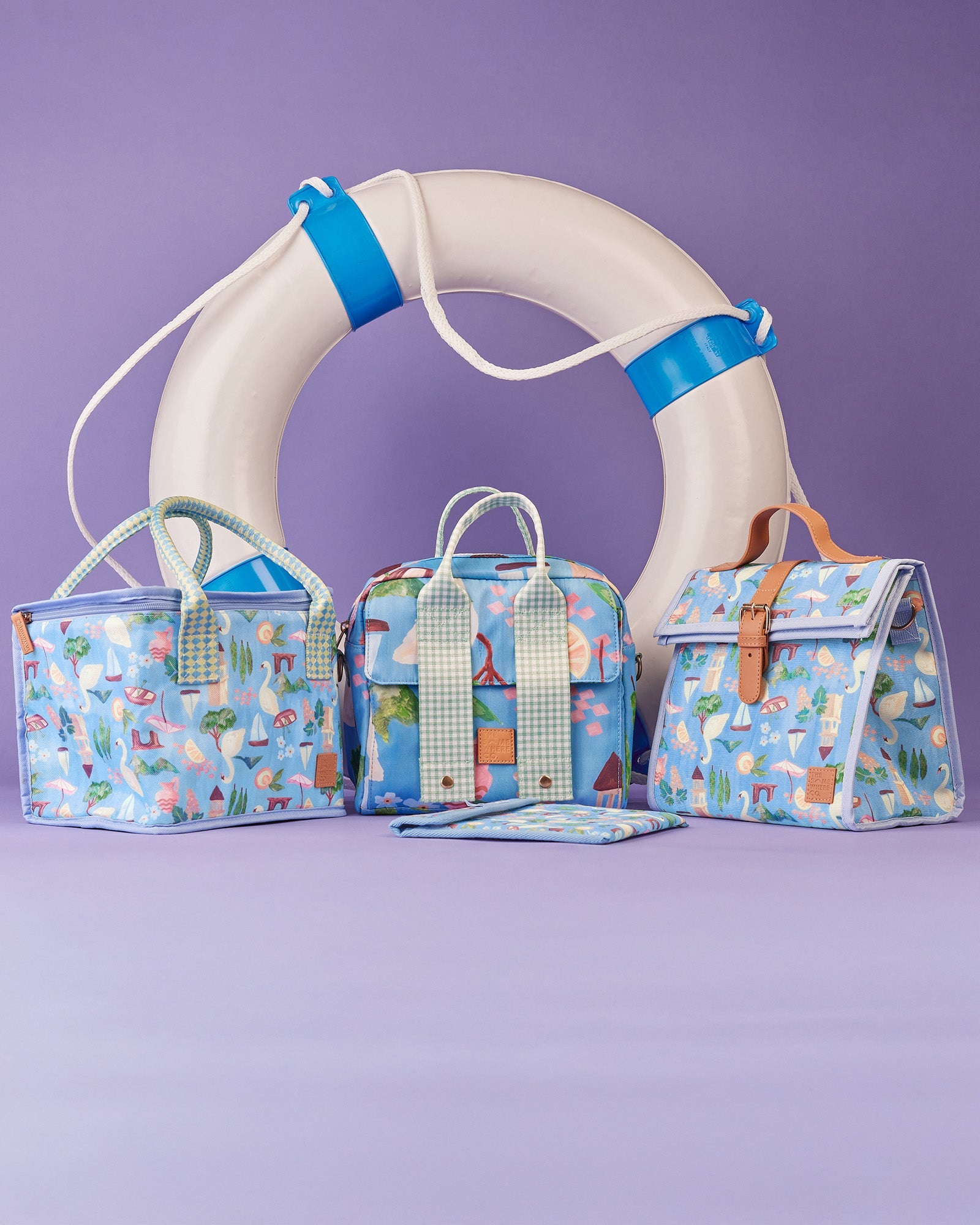 The Satchel - Lunch Bag - Swan Lake