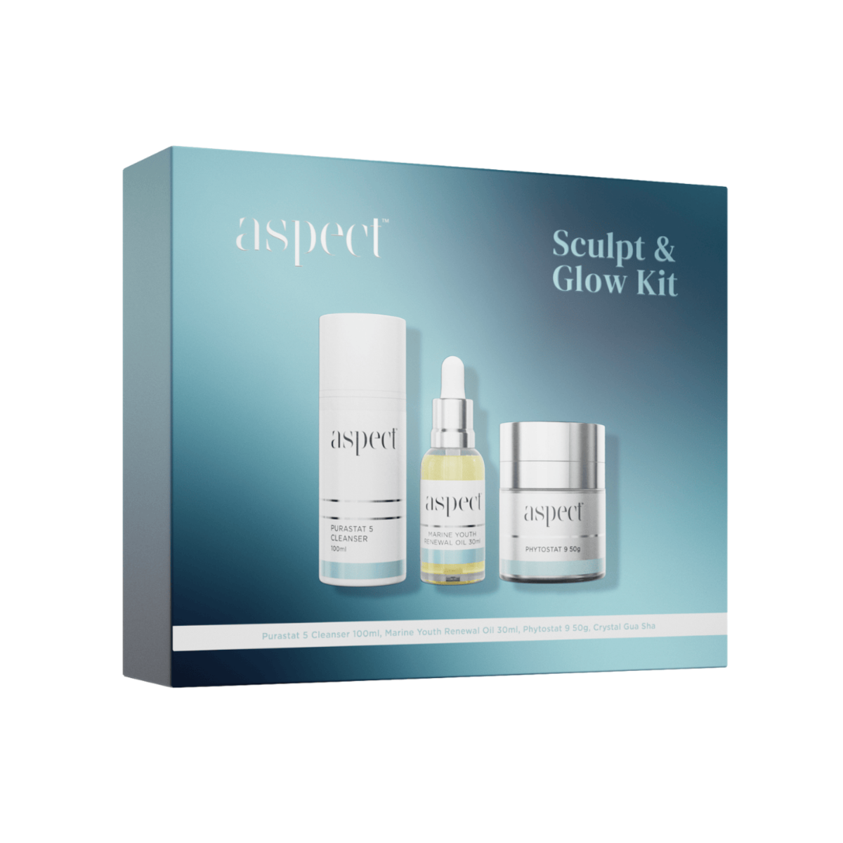 Sculpt and Glow Limited Edition Kit aspect hydration glow skin renewal anti aging youthful appearance fine lines wrinkles 