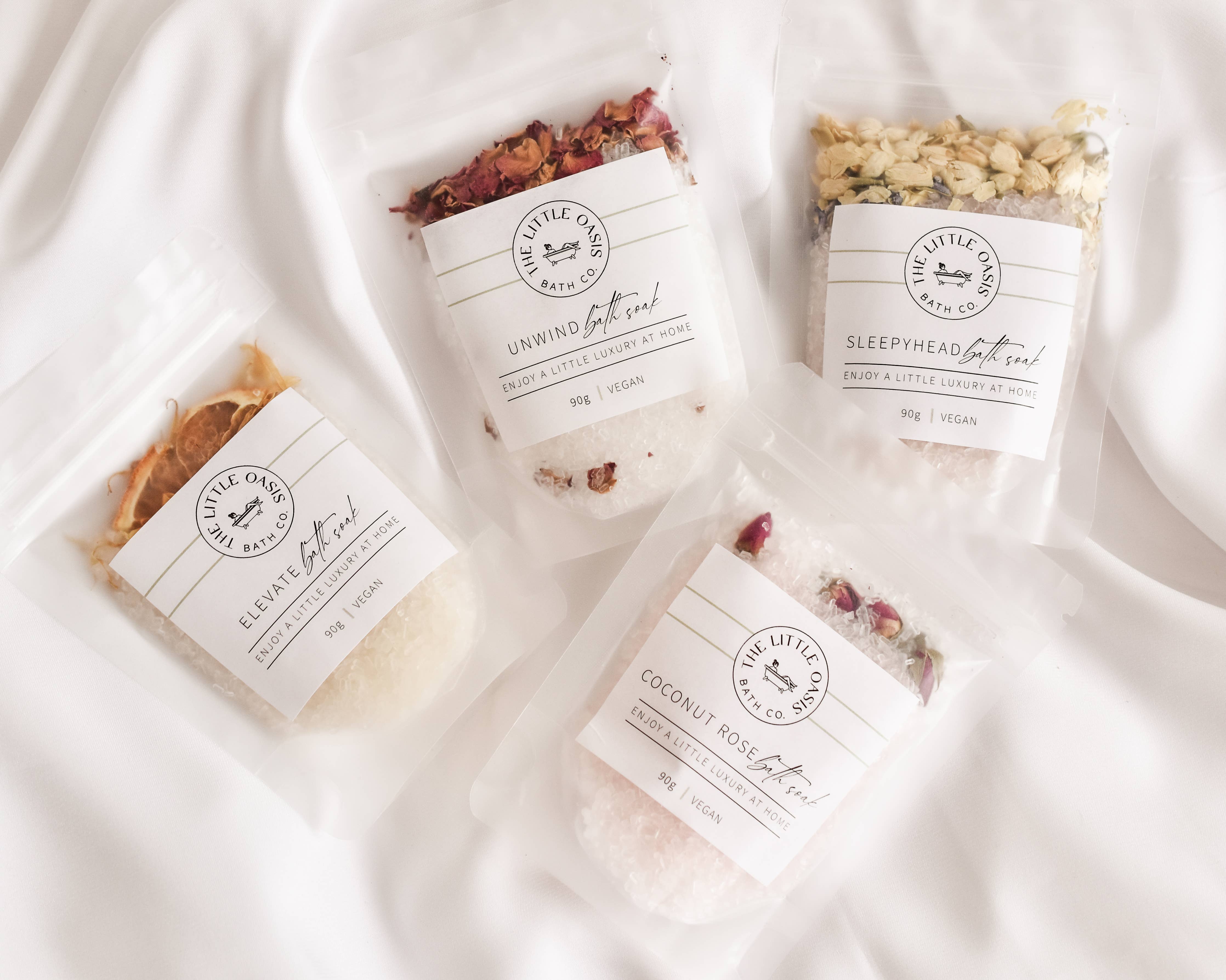 The Little Oasis Bath Co. - COCONUT ROSE |  MAGNESIUM BATH SOAK - MINI
