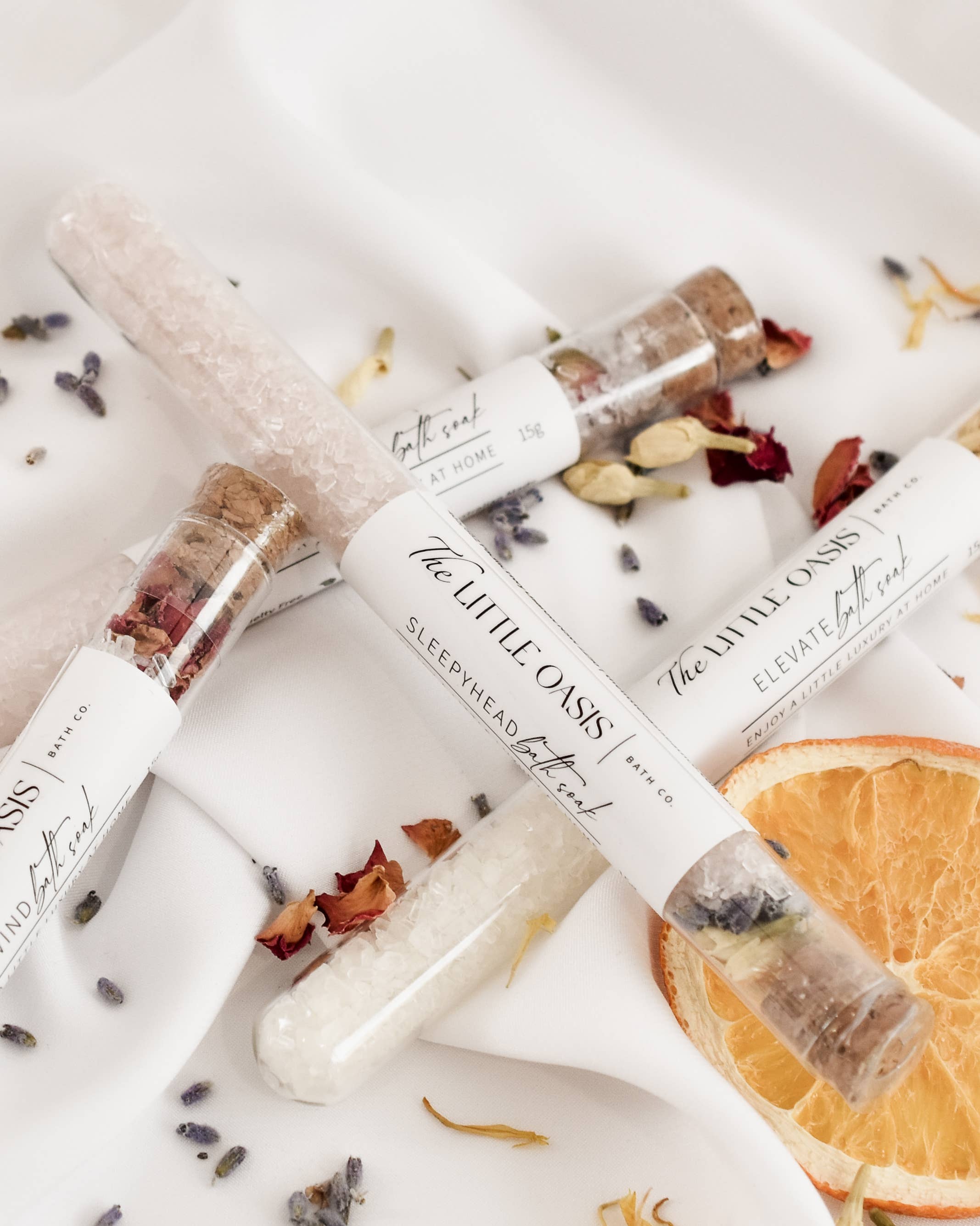 The Little Oasis Bath Co. - SLEEPYHEAD | MAGNESIUM BATH SOAK - TEST TUBE