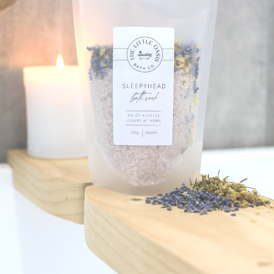 The Little Oasis Bath Co. - SLEEPYHEAD | MAGNESIUM BATH SOAK - STANDARD