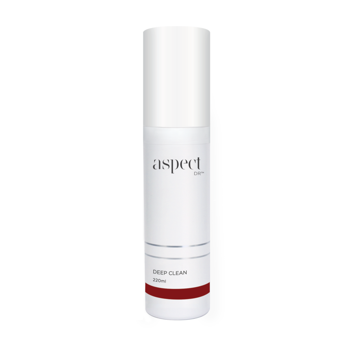 skincare ASPECT DR Deep Clean Cleanser (220ml) front view purifying cleanser retinoid ahas exfoliate refine skin smooth texture fine lines wrinkles premature aging Australian made best advanced facial Melbourne Armadale calma spa and skin clinic