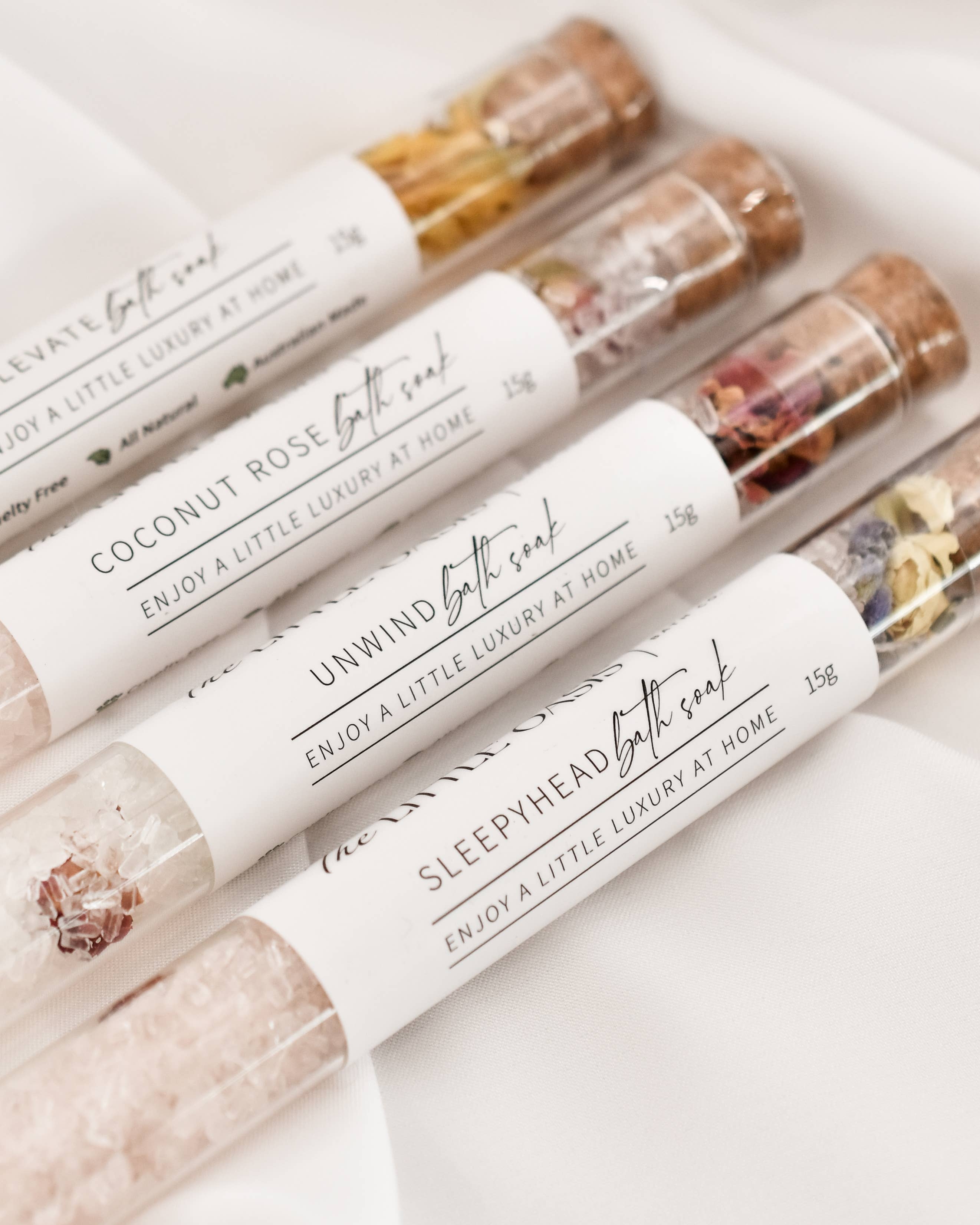 The Little Oasis Bath Co. - UNWIND | MAGNESIUM BATH SOAK - TEST TUBE