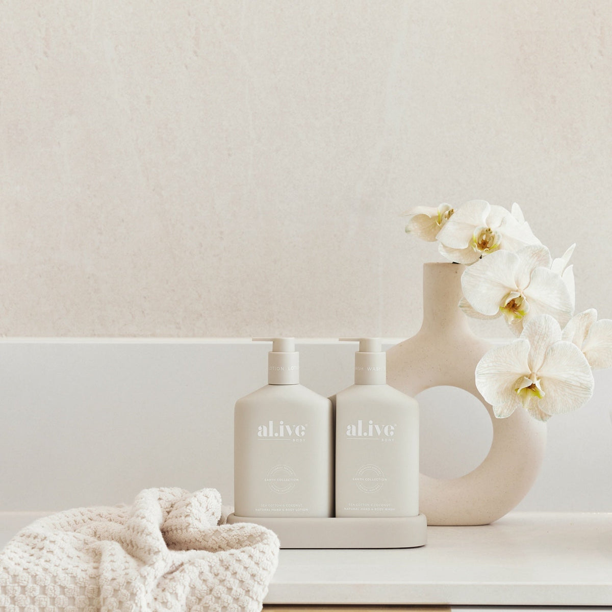 Bathroom Duo - Sea Cotton & Coconut
