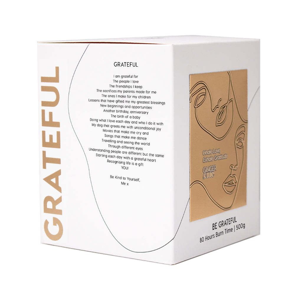 Ginger & Me Grateful Candle
