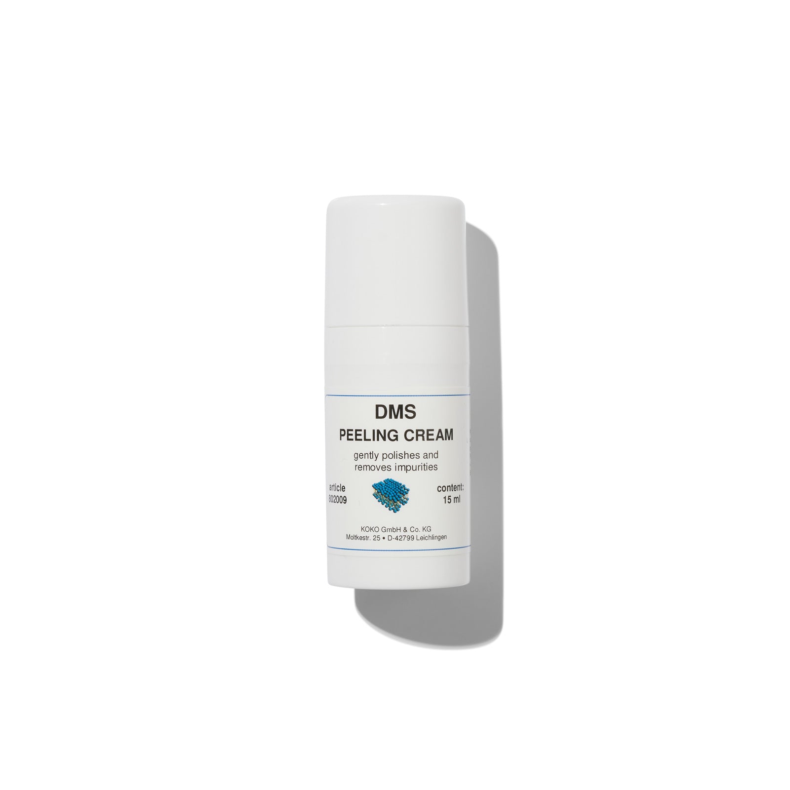 DMS® Peeling Cream Polishing cream for gentle exfoliation and repair Peeling and care in one single step
Repairs and realigns skin barrier
Reduces redness
Restores hydration
Maintains skin health
Stimulates microcirculation
Without harsh peeling agents
Ideal for exfoliation 2-3 days prior to spray tan
At home skin treatment 