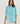 100% linen Enveloppe shirT FRONT VIEW MINI TURQUOISE LIGHT BLUE SMALL CHECKS style 064 over size boyfriend style loose fitting summer calma spa skin clinic armadale melbourne fashion lifestyle