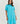 100% linen Enveloppe shirt FRONT VIEW TURQUOISE DRESS OVER BATHERS style 073 over size boyfriend style loose fitting summer calma spa skin clinic armadale melbourne fashion lifestyle