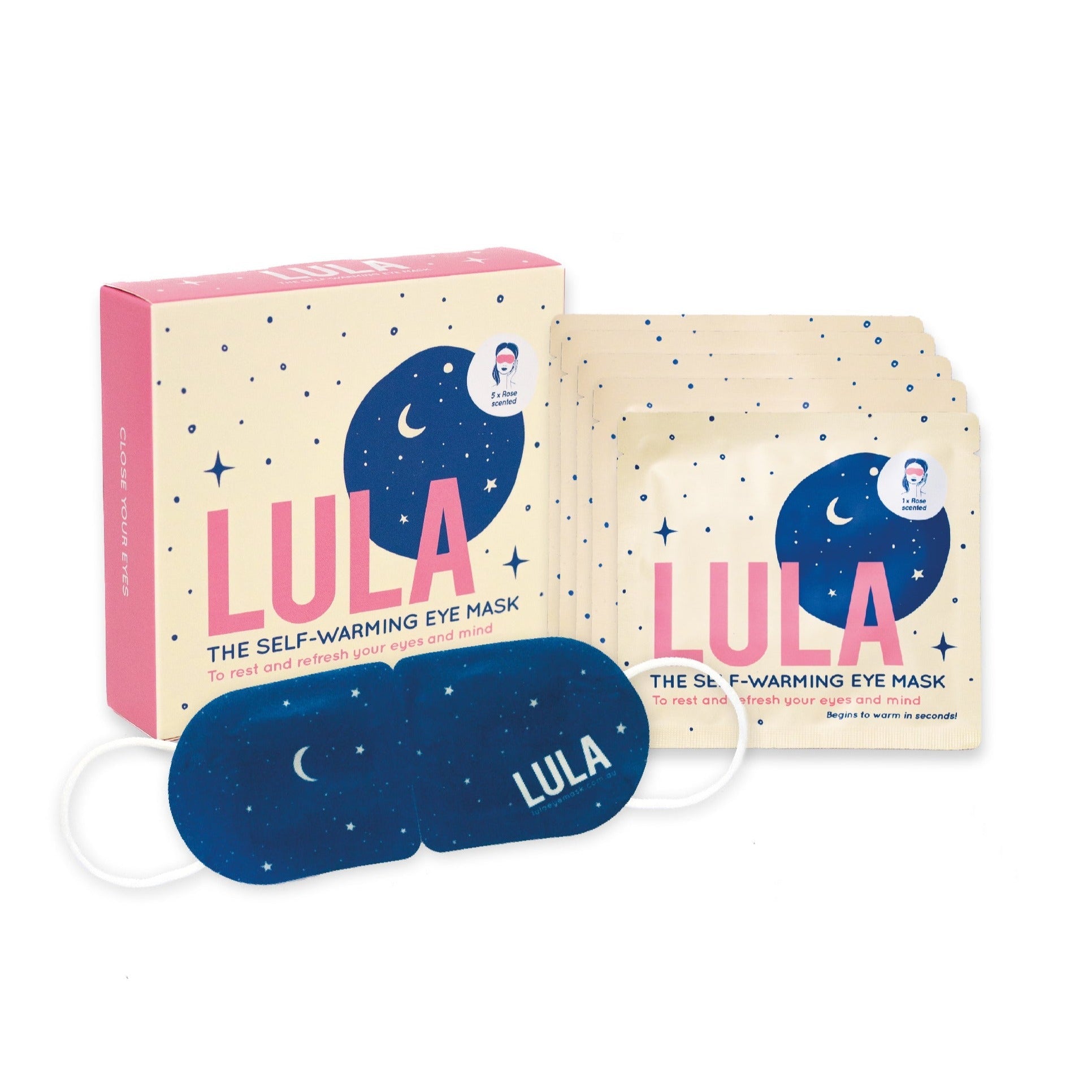 ROSE SELF-WARMING EYE MASK (5 MASKS)