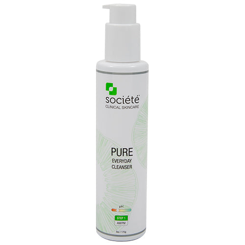 PURE EVERYDAY CLEANSER Plant-based, non-inflammatory, medical grade ingredients formulated to restore and strengthen the skin. Highly stabilized, active ingredients help to support the skin's defence barrier to smooth, protect and repair the skin. 