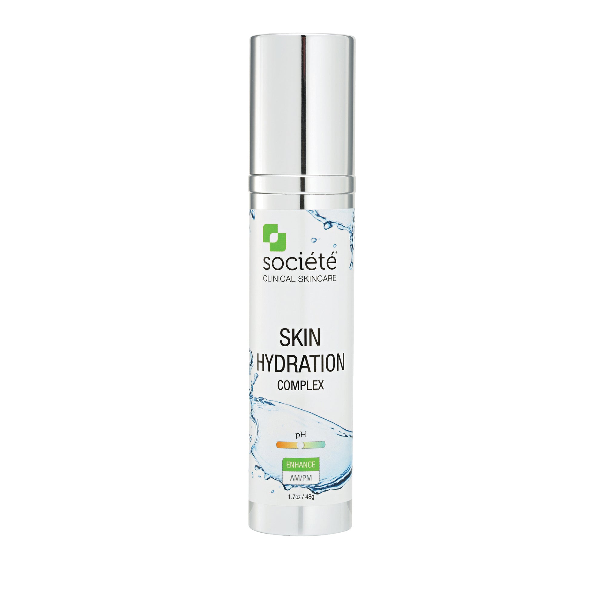 Societe Skincare Skin Hydration Complex vitamin c soothing peptides antioxidants hyaluronic acid soothes reduces redness resurfacing fine lines wrinkles front view calma spa skin clinic armadale melbourne day spa