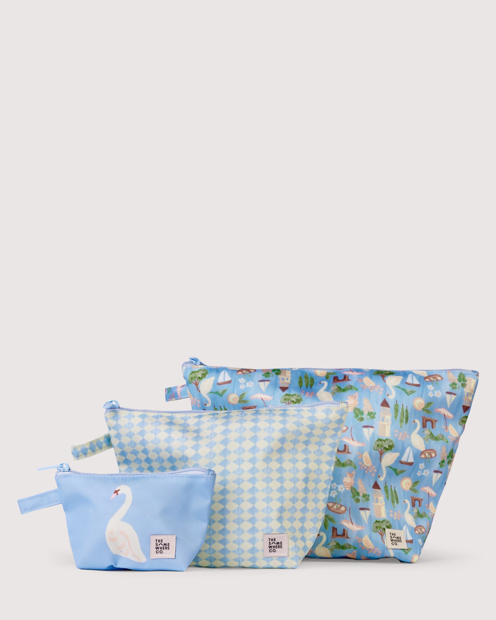The Handy Trio - Pouch Set - Swan Lake