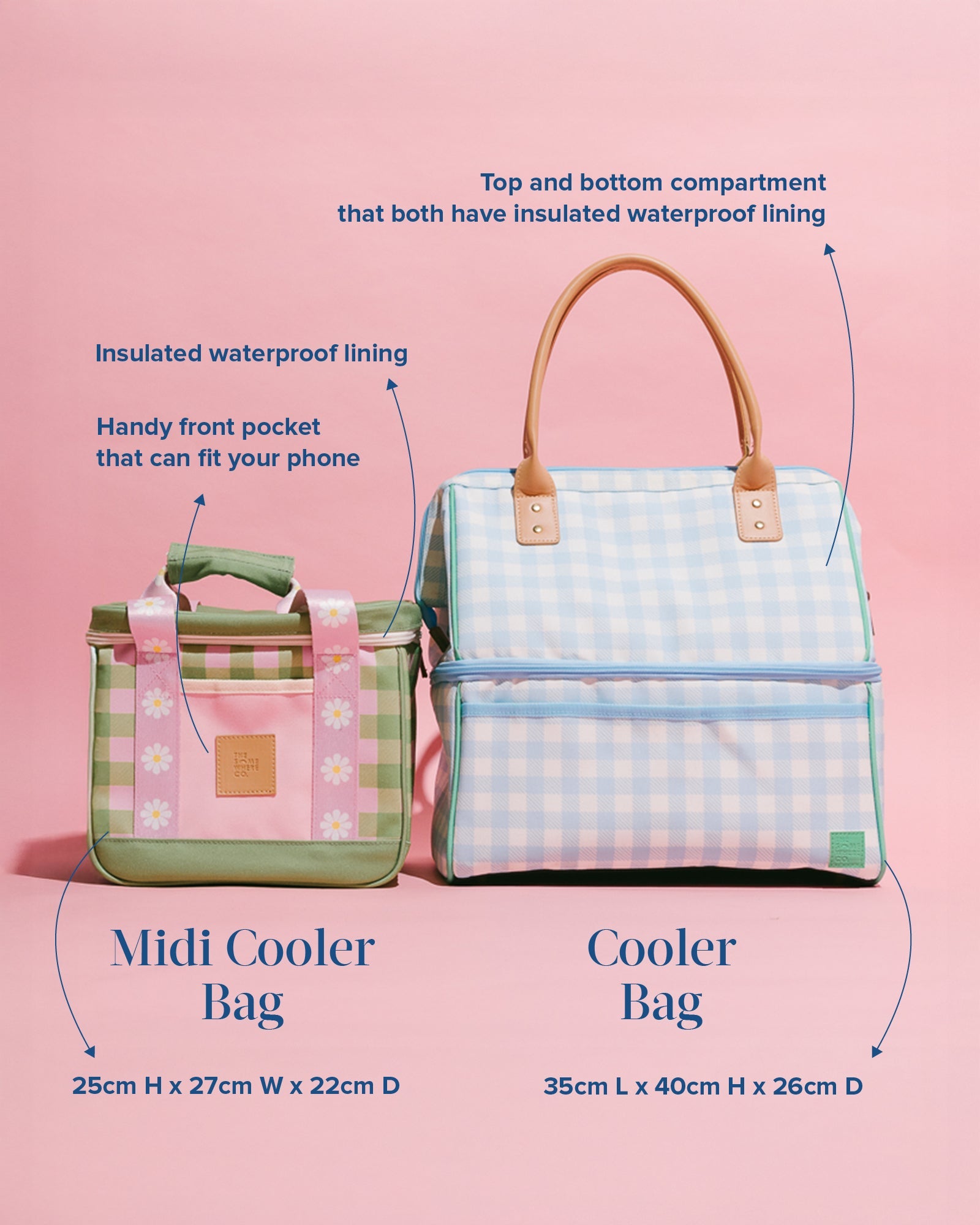 The Day Trip - Cooler Bag - Blueberry