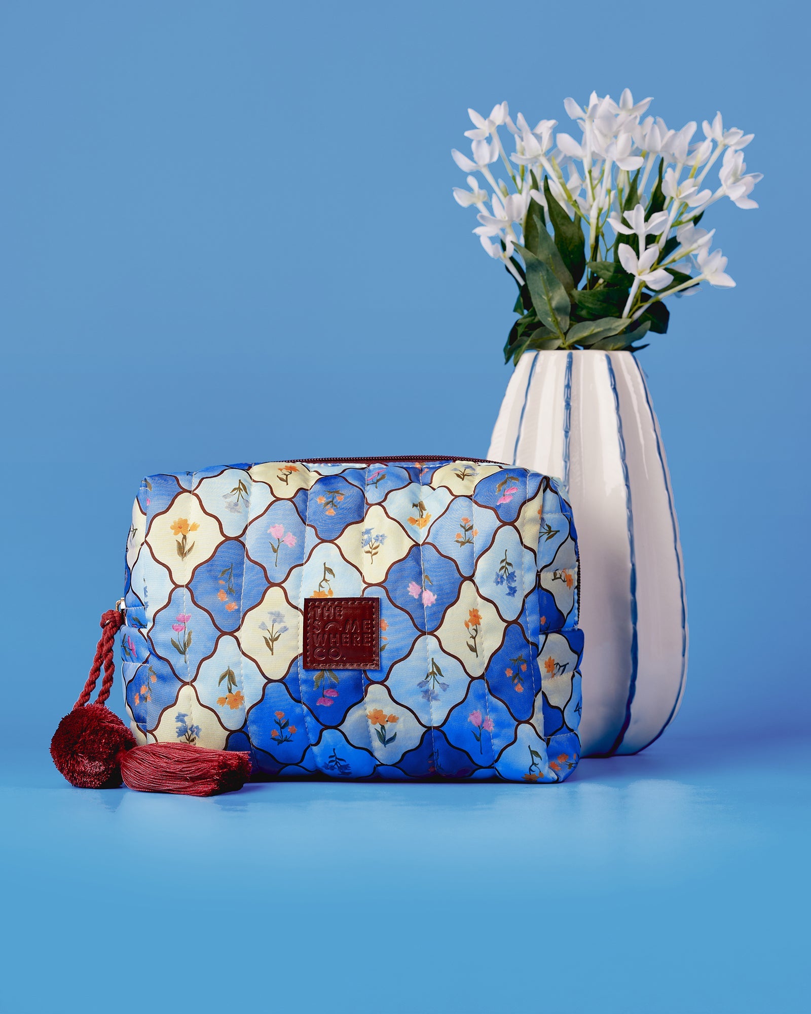 The Pom Pom - Cosmetic Bag - Amalfi