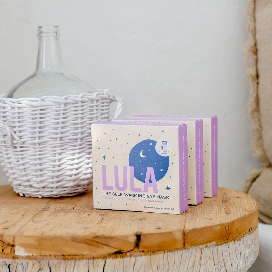 BUNDLE OF 3: LAVENDER SELF-WARMING EYE MASKS (3 BOXES, 5 MASKS PER BOX)